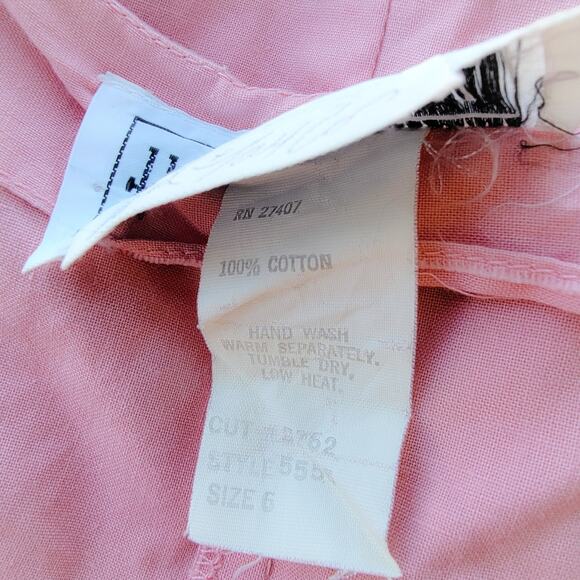 The Hirsh Girl x Lord & Taylor Vintage 70s/80s Front Button Fit & Flare Dress - Picture 4 of 4